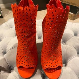 Red Aldo Booties